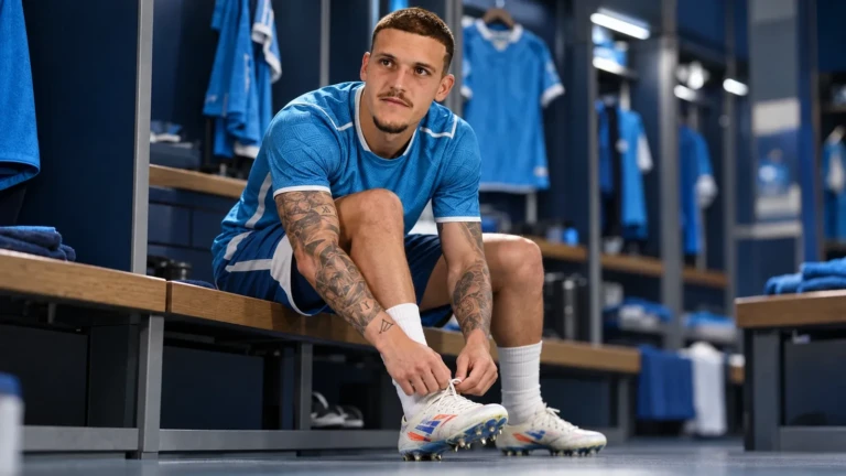 Rafa Marín bước vào sân tập của Napoli trong ảnh minh họa